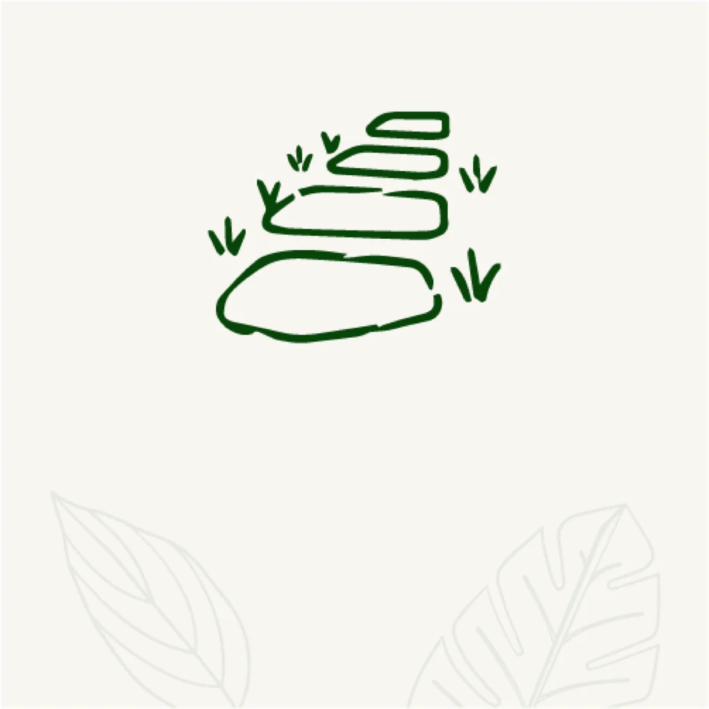 Stone step options icon
